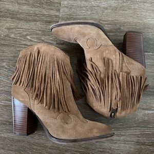 Sam Edelman Western Fringe Bootie 🤠